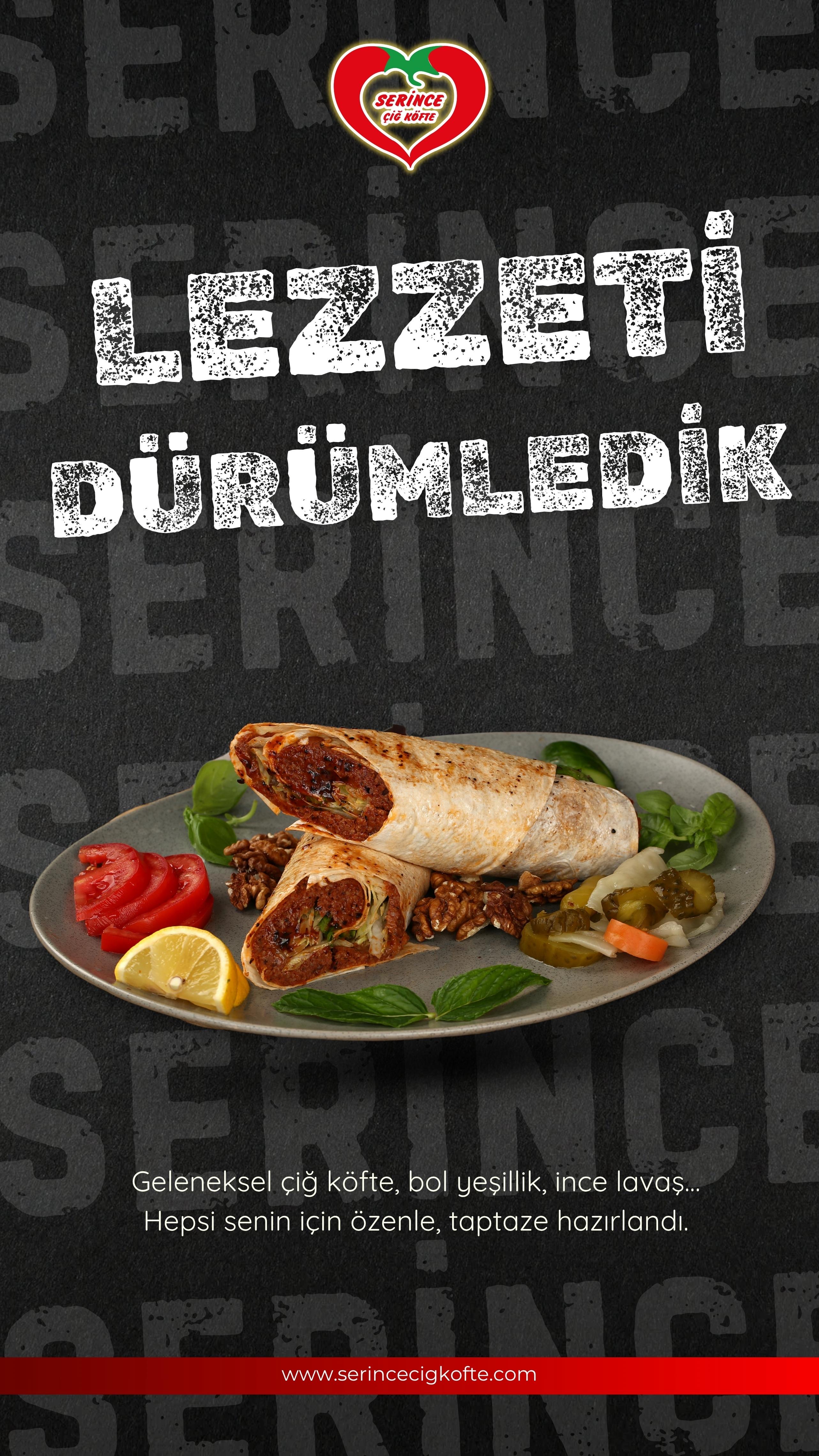 Yağlı çiğköfte dürüm Yağlı çiğköfte dürüm