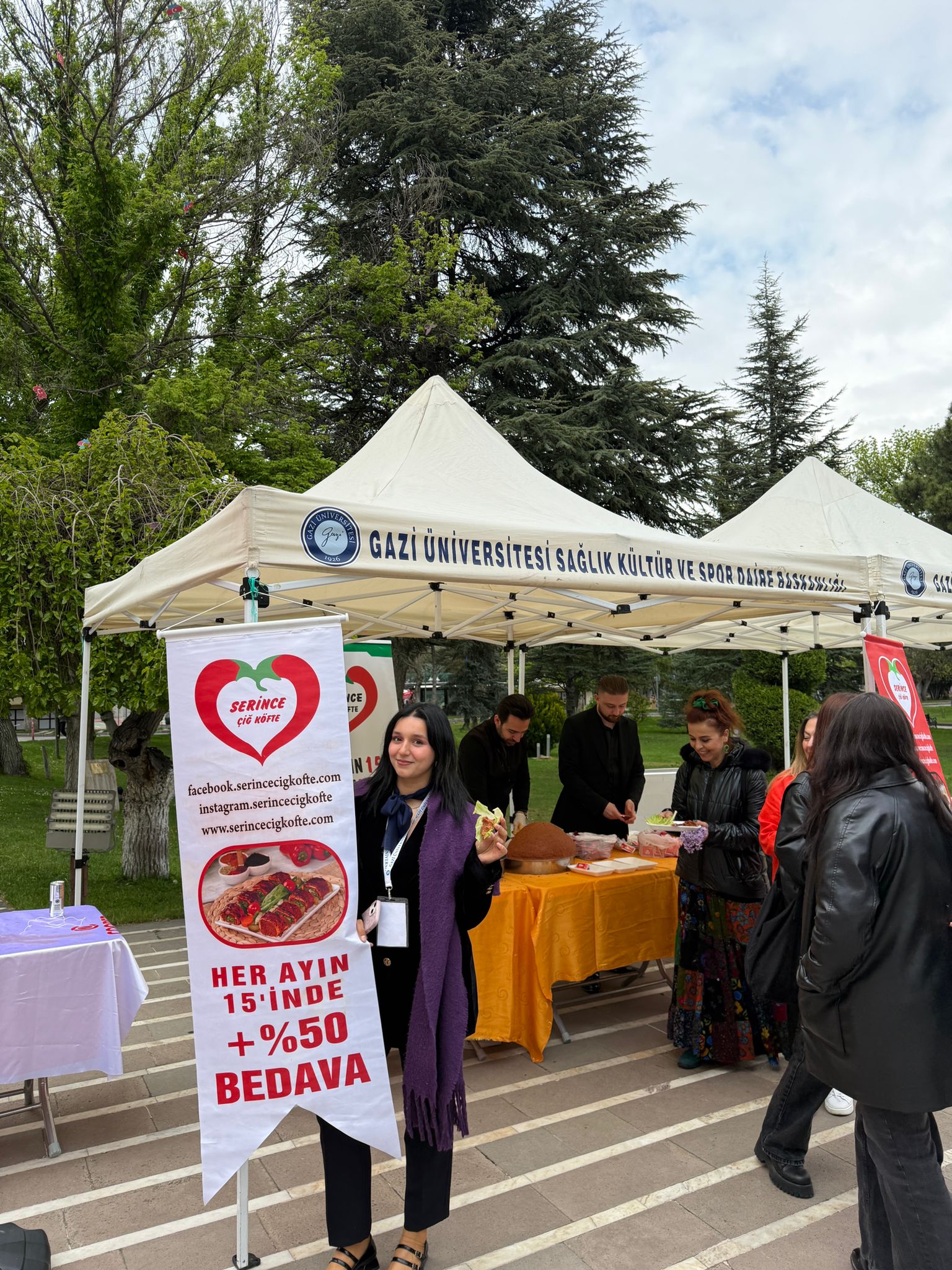 Gazi Üniversitesi’nde Düzenlenen “II. Afet Bilinci Zirvesi” Programında, Serince Çiğ Köfte Olarak Anlamlı Bir Organizasyonda Yer Almaktan Büyük Mutluluk Duyduk!