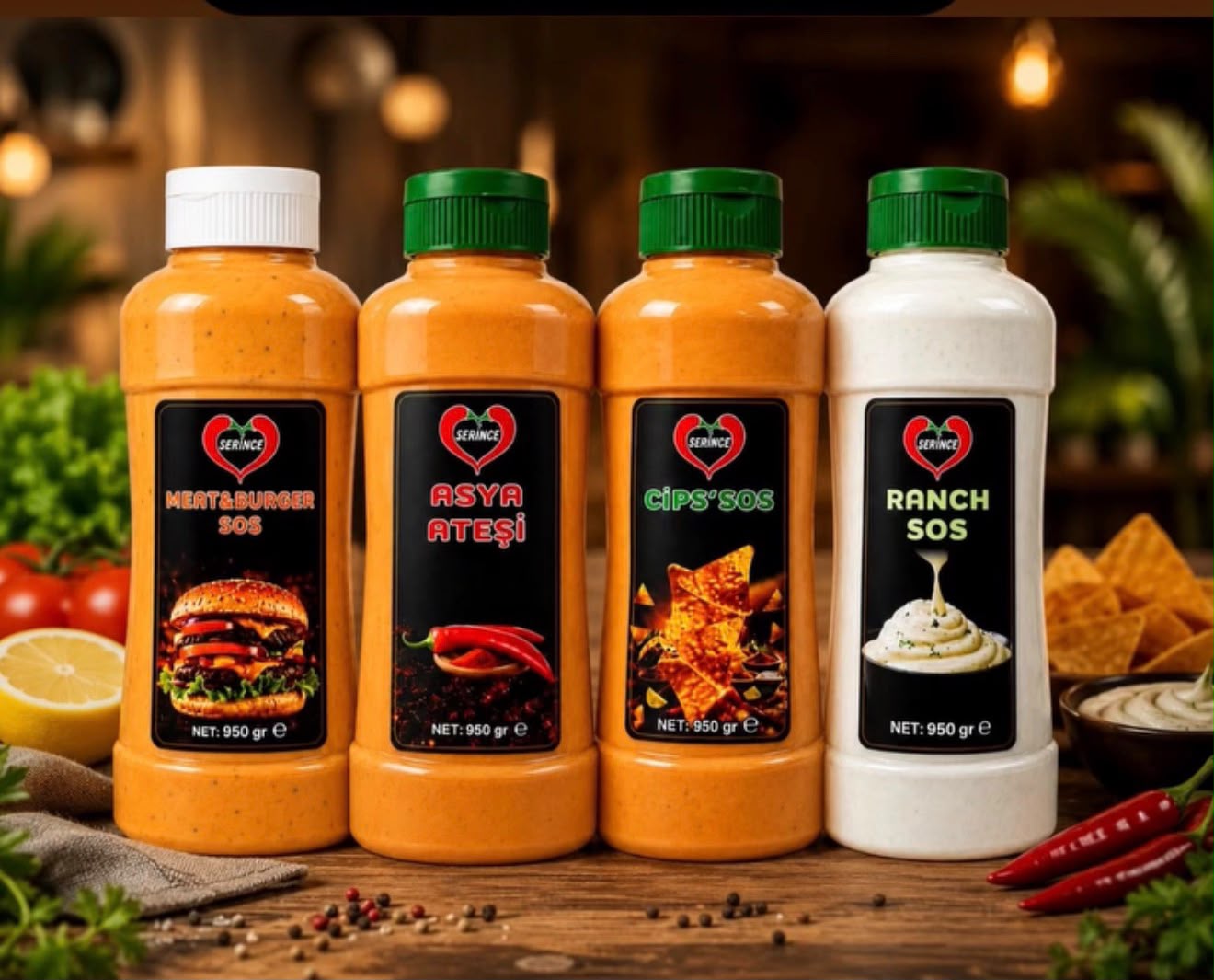 Soslar Ranch Sos, Cips Sos Burger Sos Asya Ateşi  Büyük Beğeni Topladı