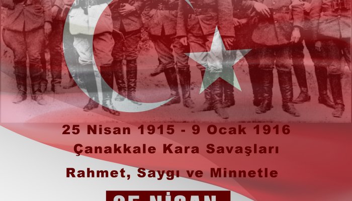 25Nisan Kara Şehitlerini Anma Günü, Çanakkale Kara Savaşları